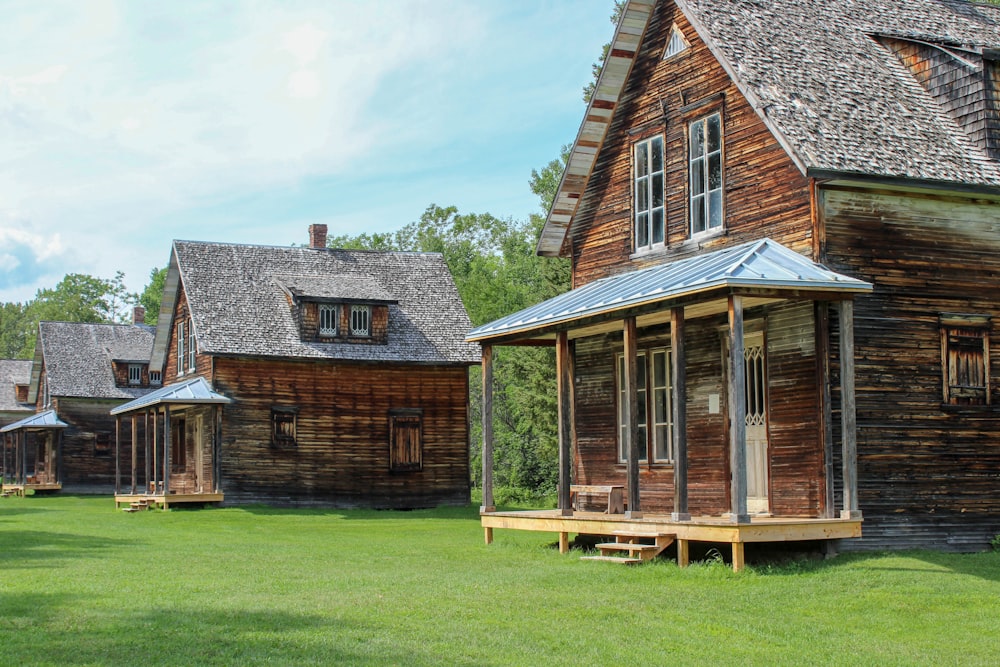 brown wooden house