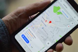 phone showing Google Maps emphasizing how important local search visibility is for businesses