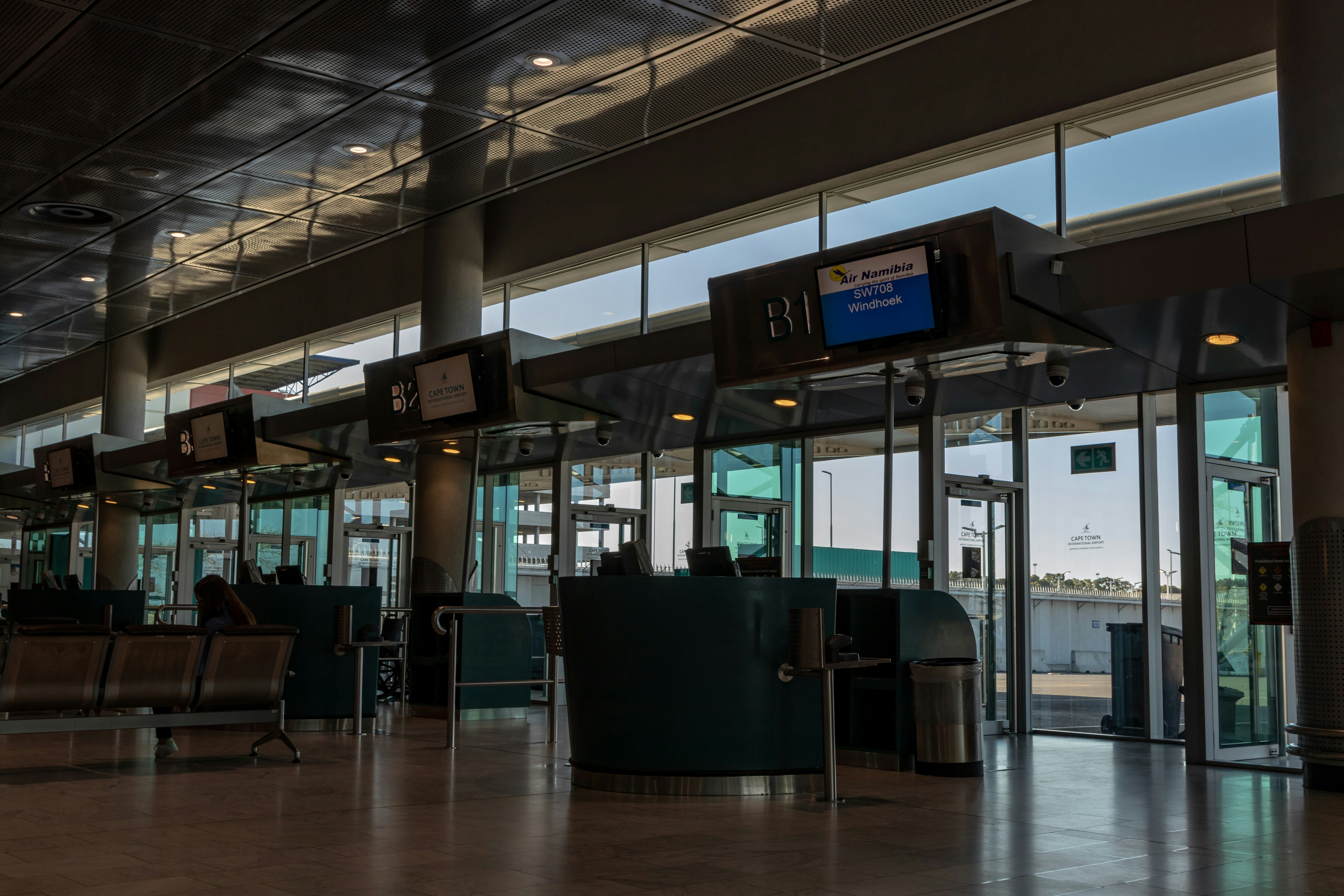 Inside Cape Town Airport
