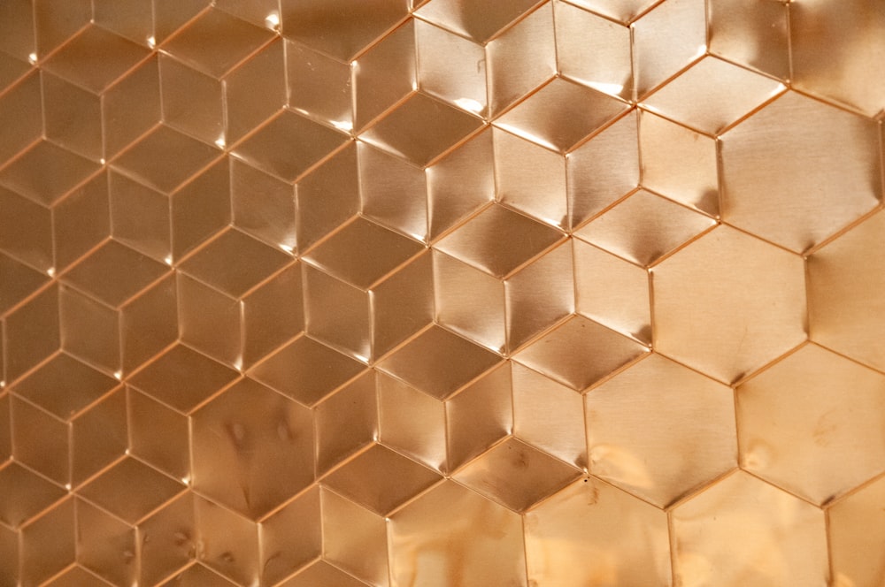 brown honeycomb panel