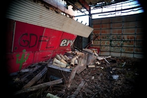 PVC pipes inside building