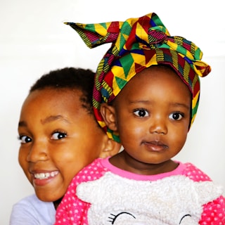 A heartfelt image showing children from Tigray smiling.