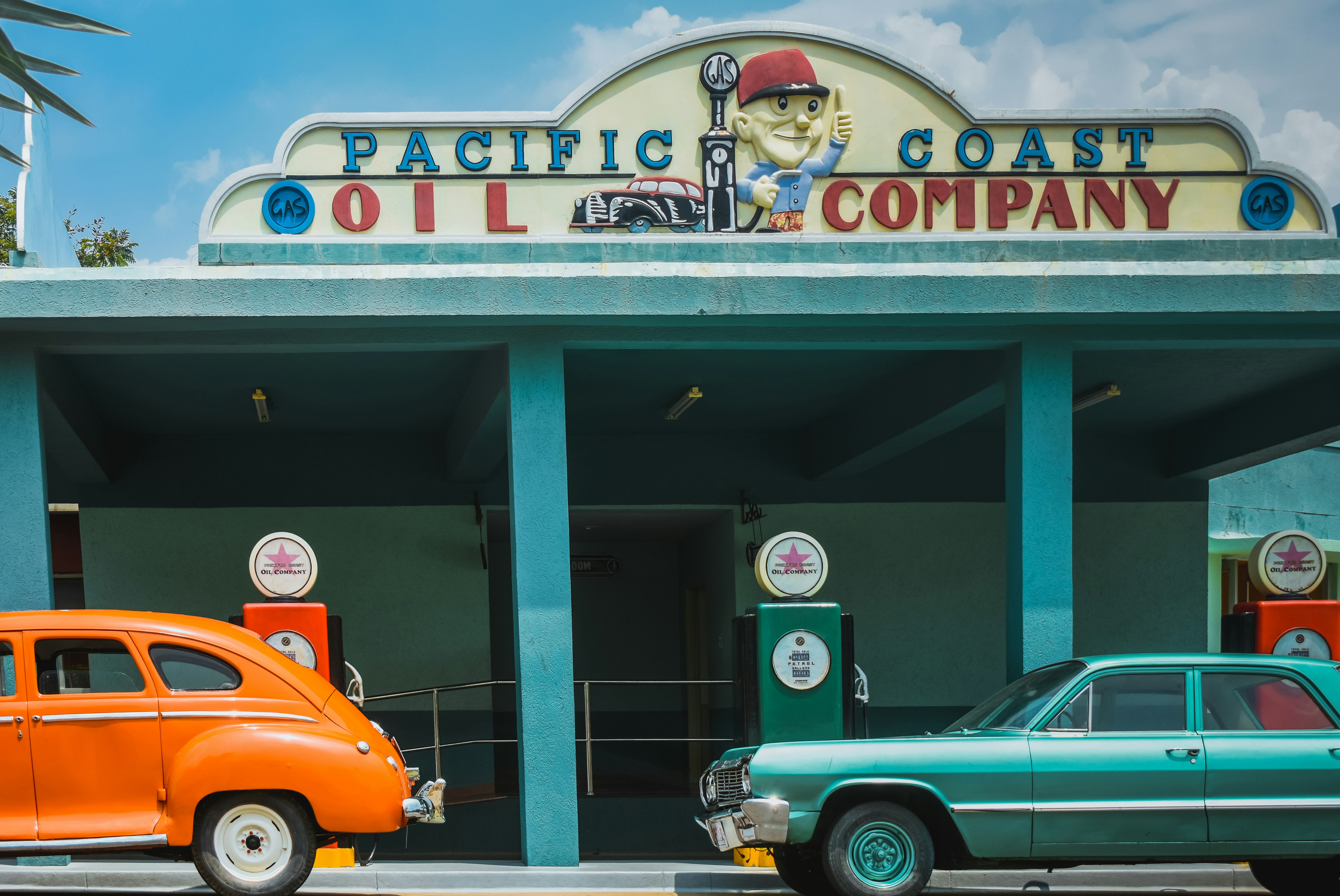 Pacific Coast Oil Company Store Photo Free Transportation