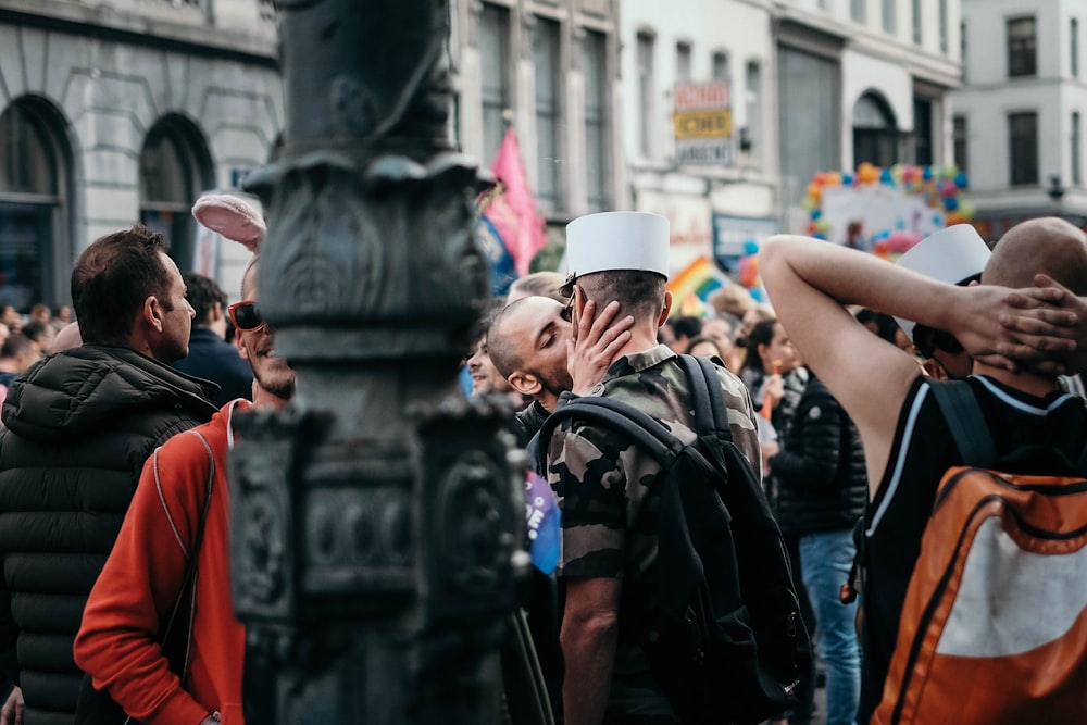 group of people gathered during daytime