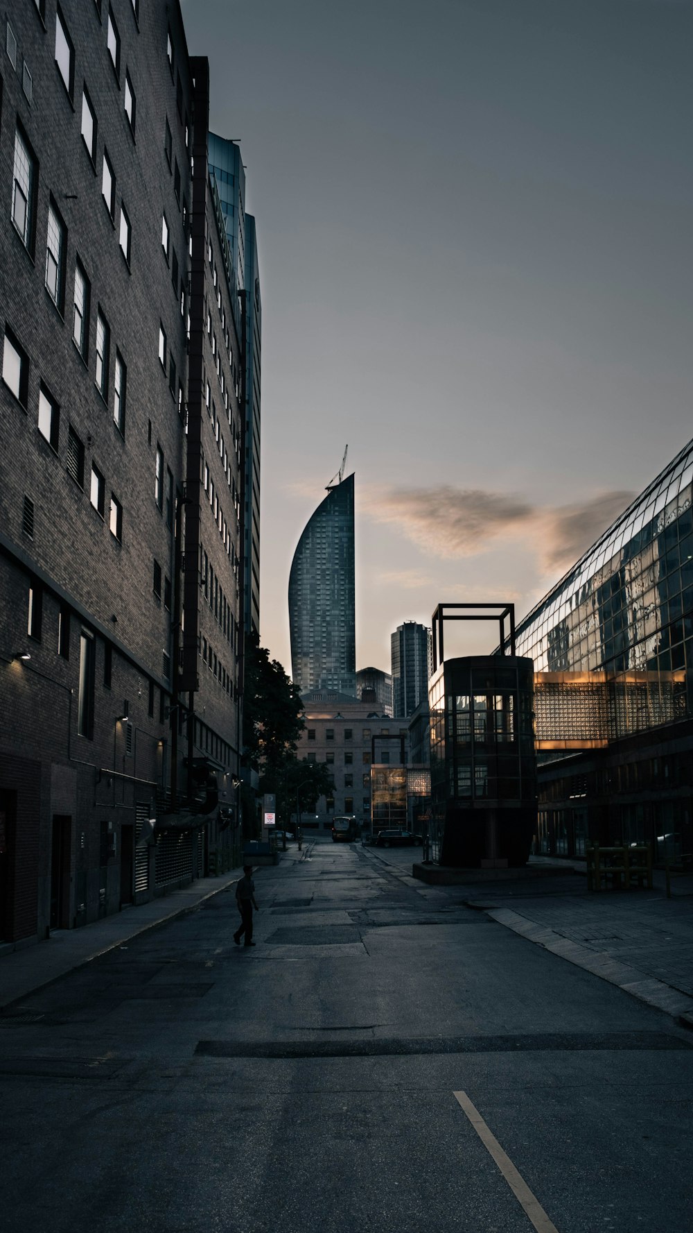 person walking on street