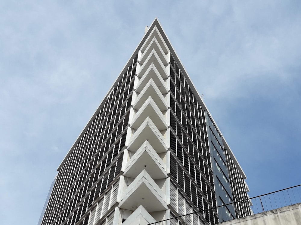 low angle photography of high-rise building