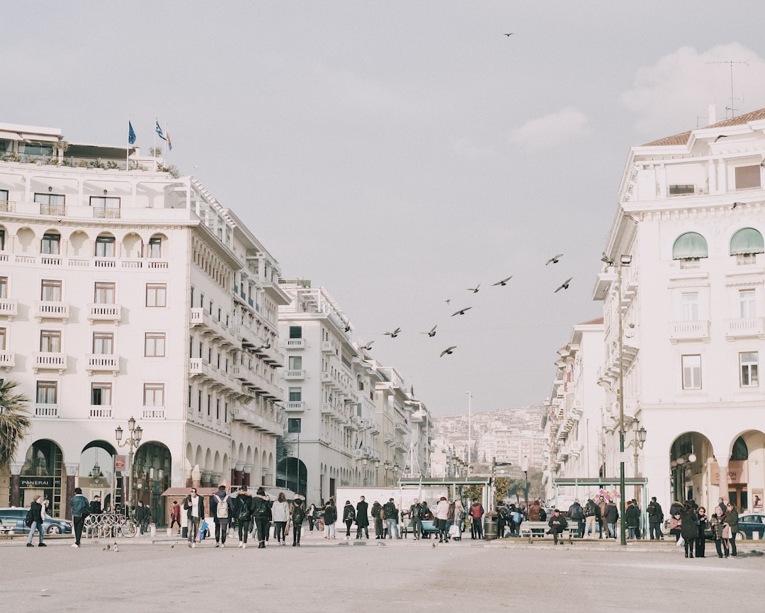 people walking in plaza