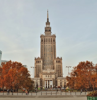 high rise building beside park