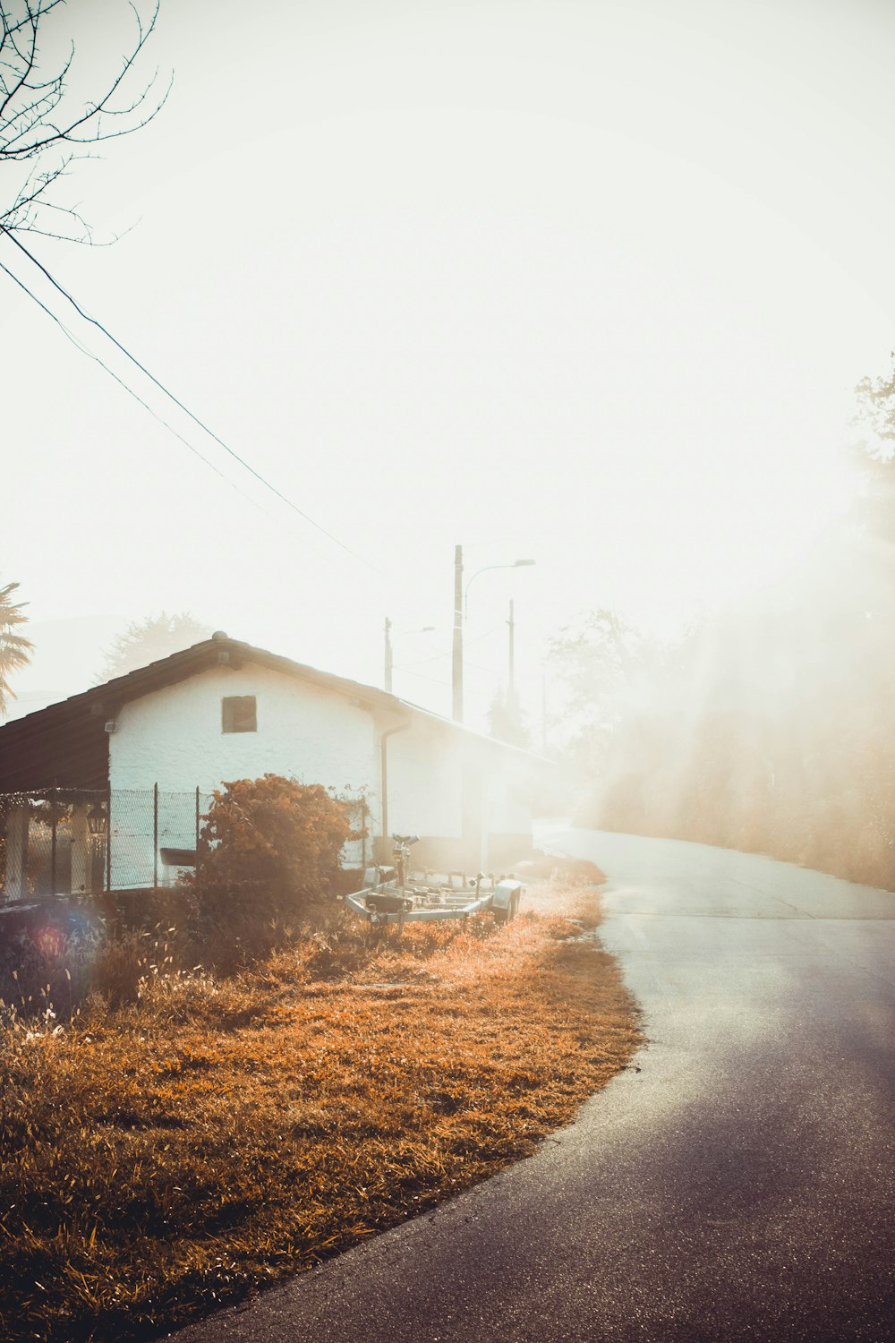 house near road during daytime