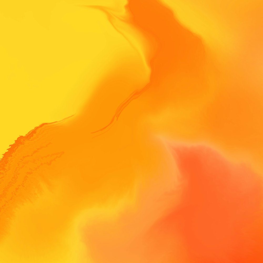 Eine Nahaufnahme eines gelben und orangefarbenen Hintergrunds