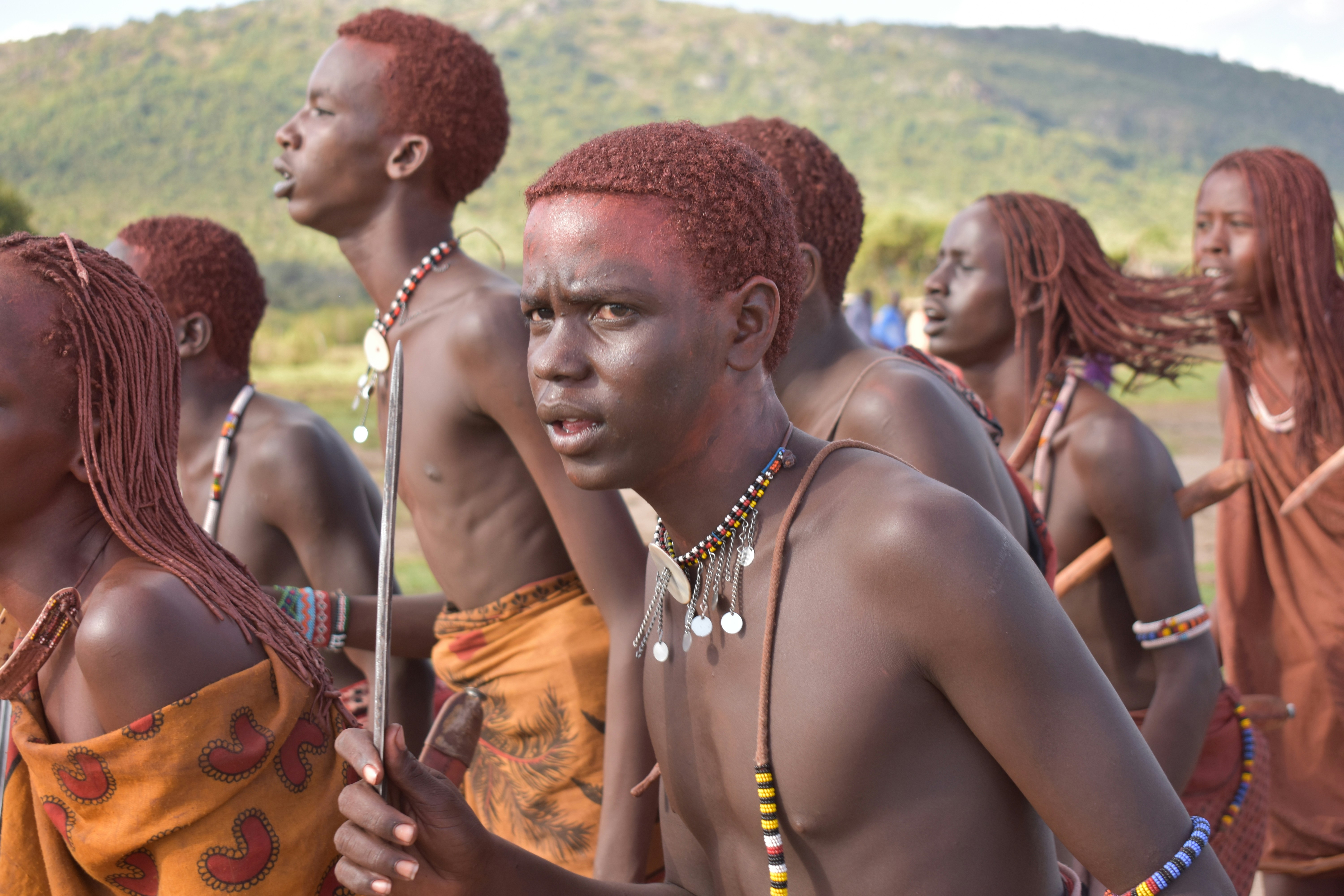 A portrait of a Maasai elder.