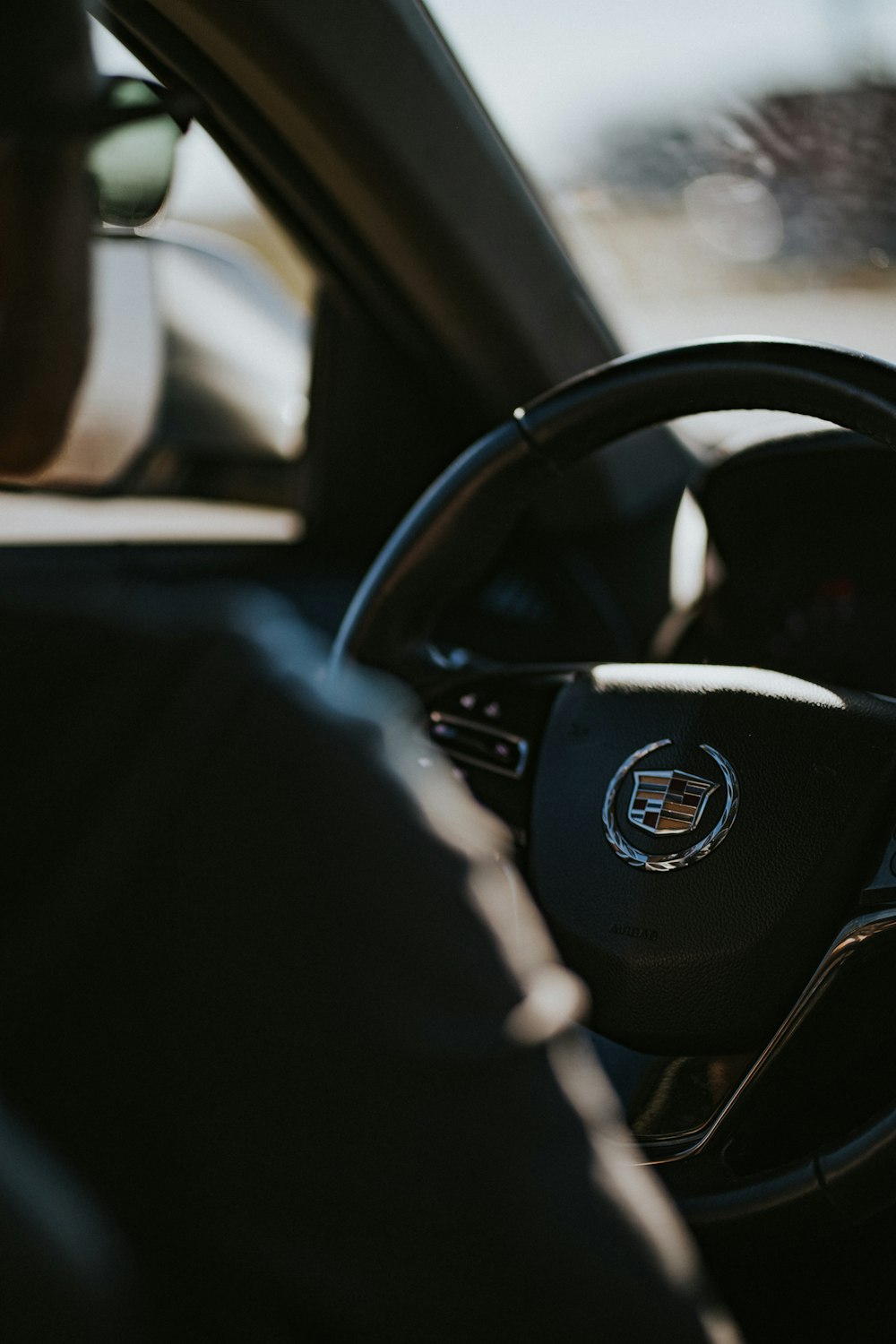 Cadillac steering wheel