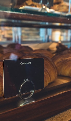 croissants on display