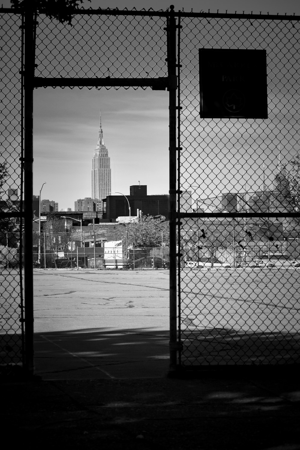 grayscale photo of Chrysler Building