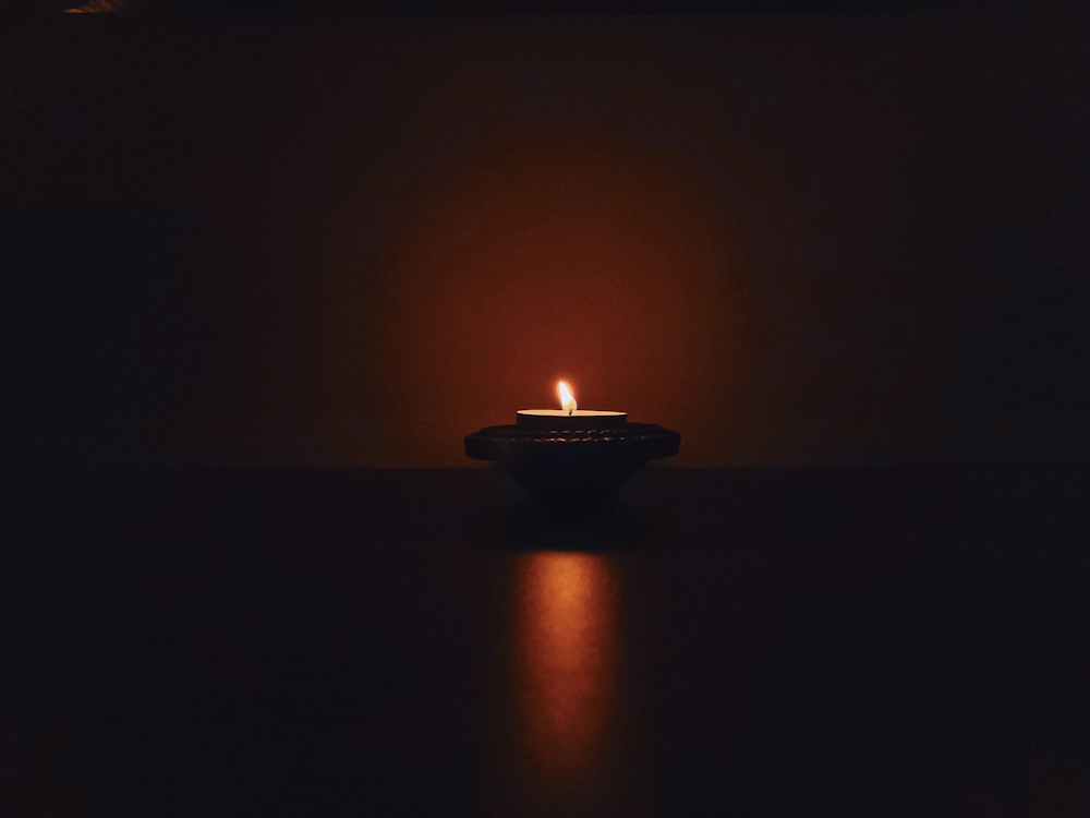 lighted tealight