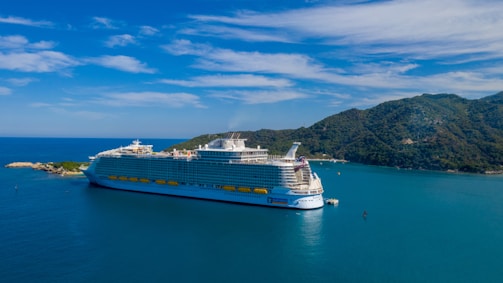 white cruise ship