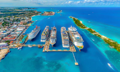 Cruise ship arrival