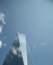 low-angle photography of curtain wall building during daytime