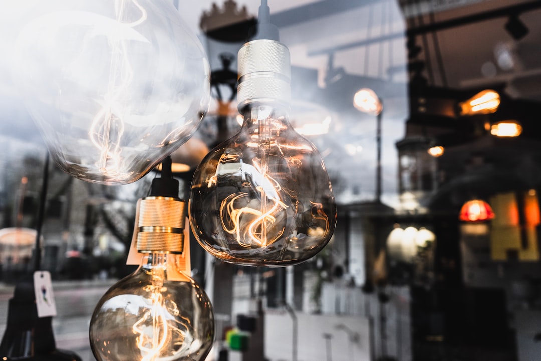 selective focus photography of turned-on Edison bulbs