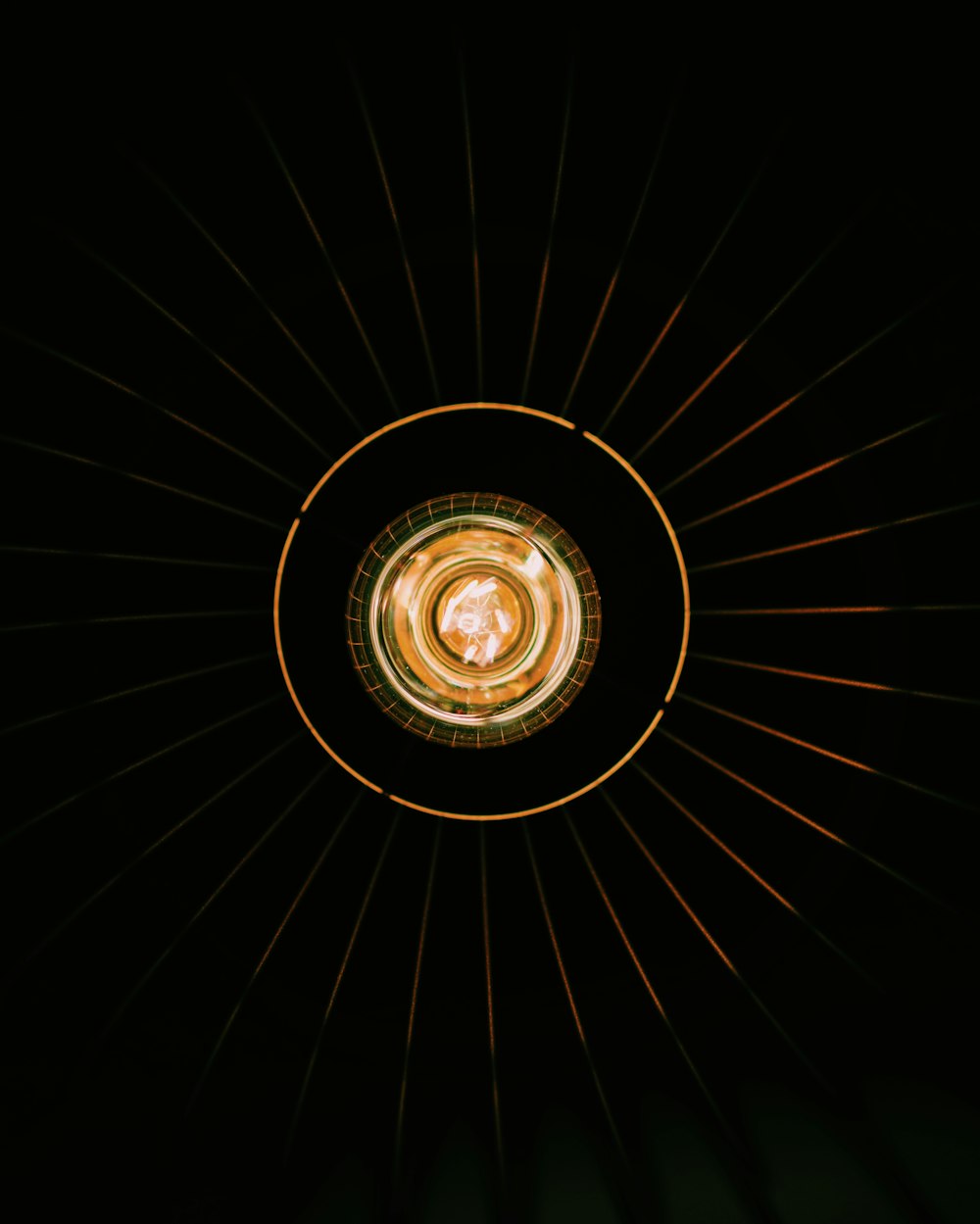 foto de foco seletivo da lâmpada