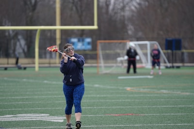Little boy playing sports while wearing flexible protective eyewear.