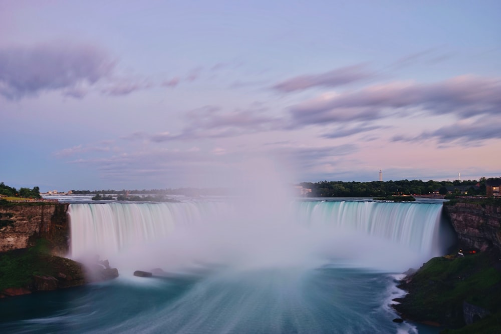 timelapse photography waterfalls during daytime