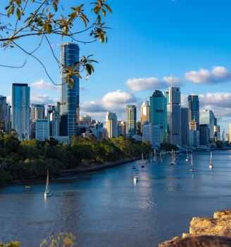 high-rise buildings near body of water during daytime