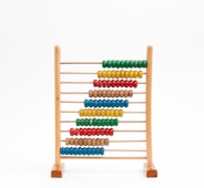 multicolored abacus