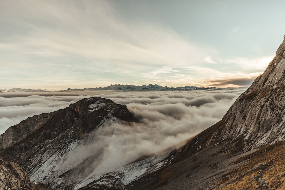 brown mountains