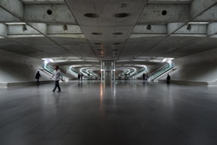 people inside building