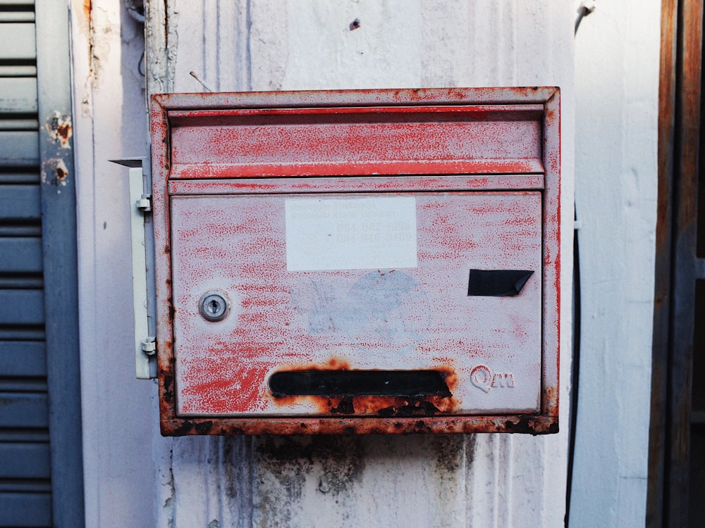 red electric cabinet