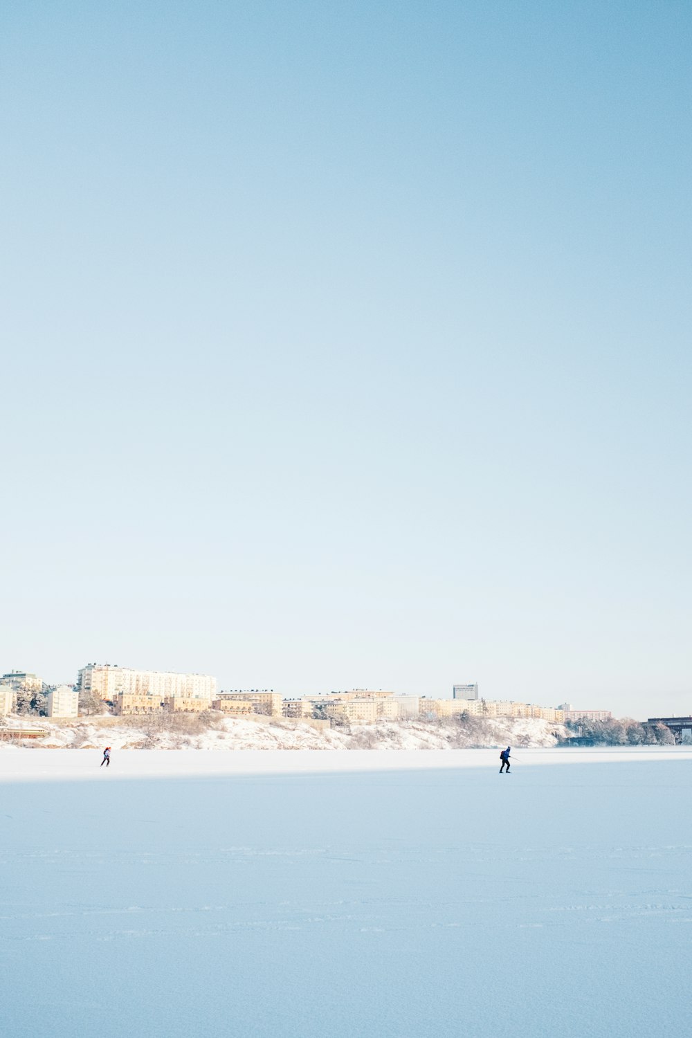 person playing ice skates