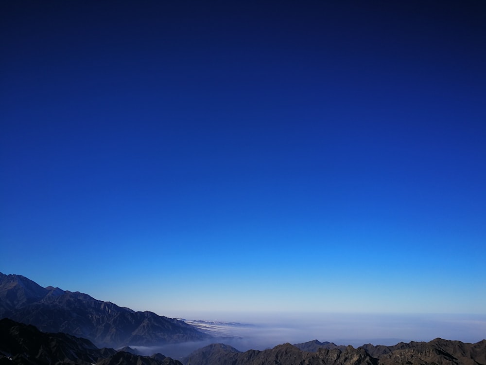 gray rock formation under blue sky