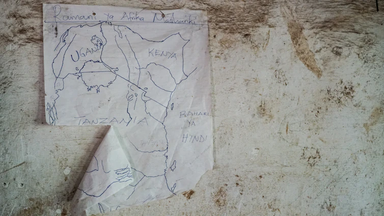 A detailed interactive Somali heritage map showing family lineages from level 1 to level 7.