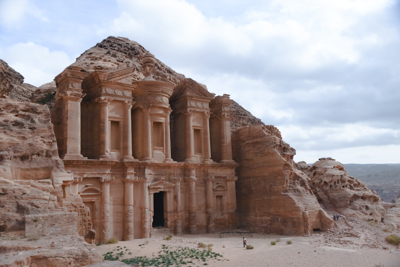 Ancient ruins in Petra, Jordan