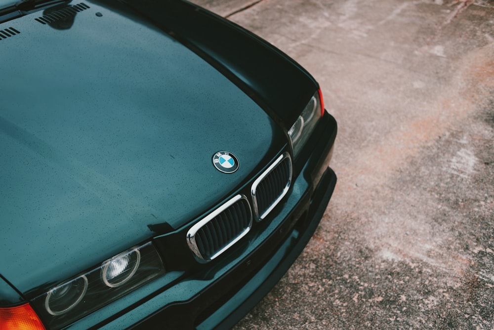 black BMW car