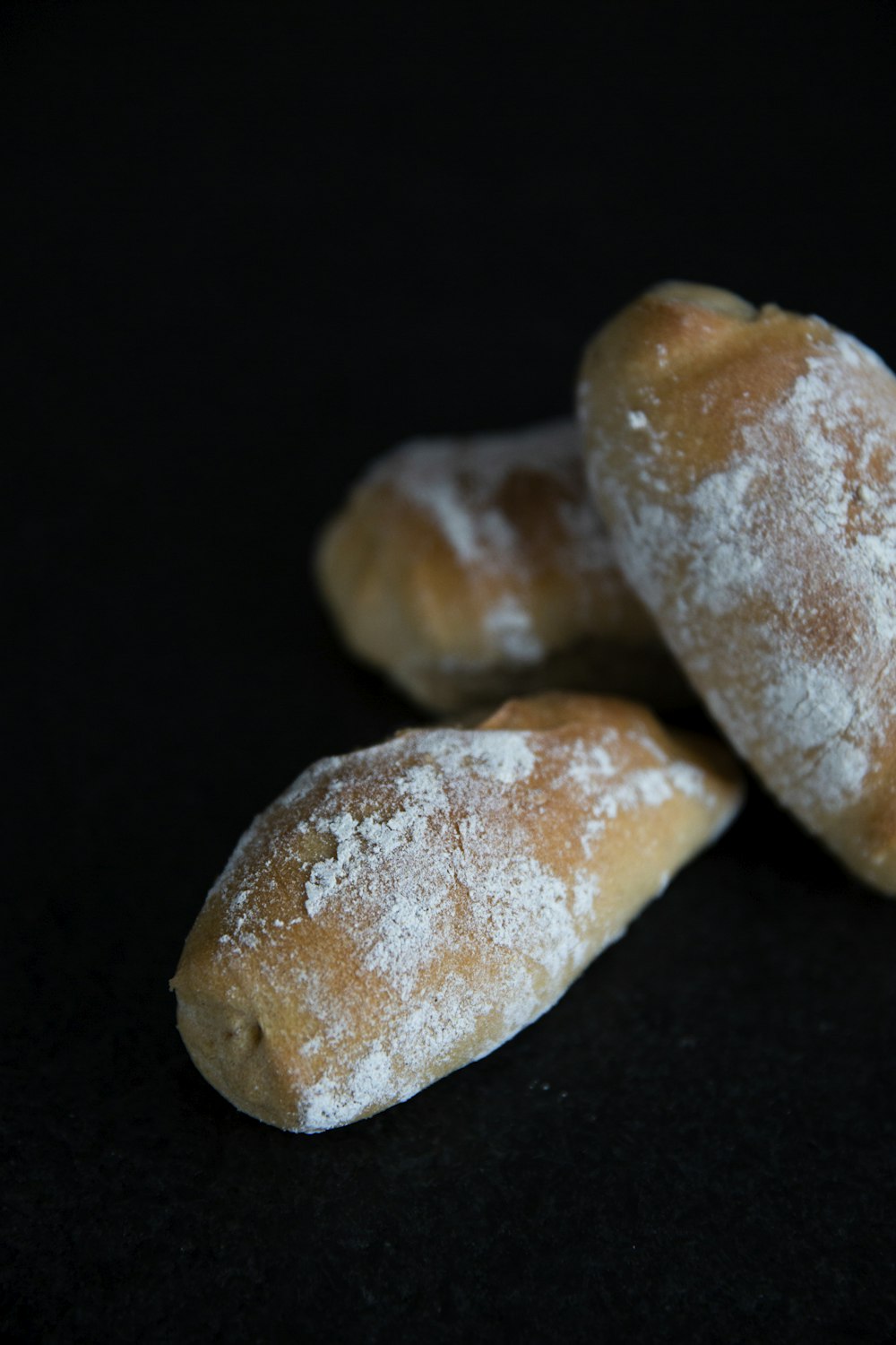 Pan con azúcar glas