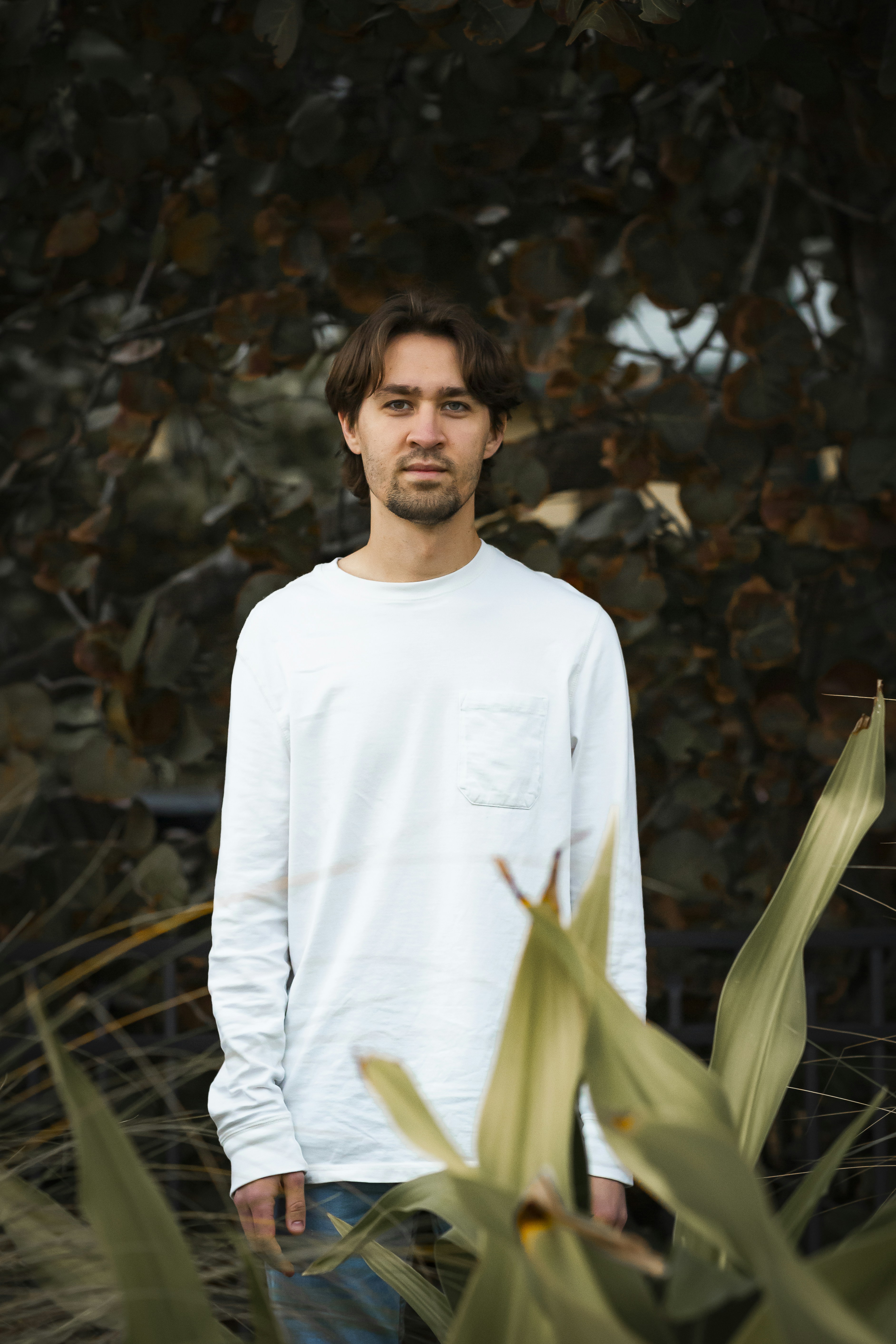 Man with dark hair