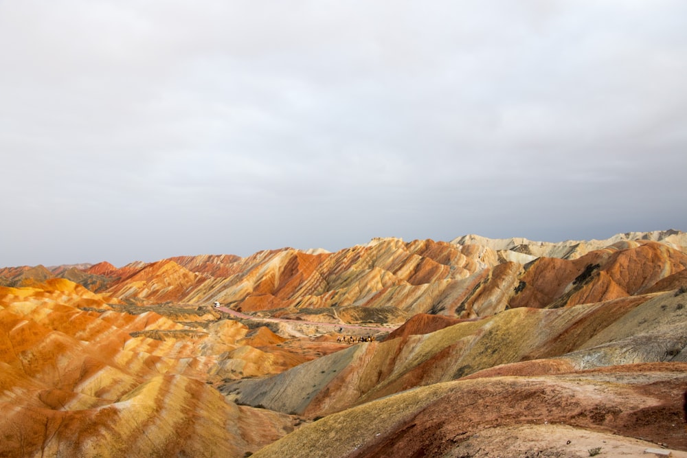 mountain ranges during daytime