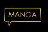 Manga neon signage