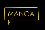 Manga neon signage