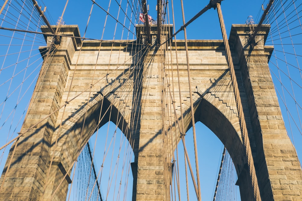 Brooklyn bridge during daytime