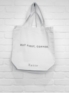 white tote bag