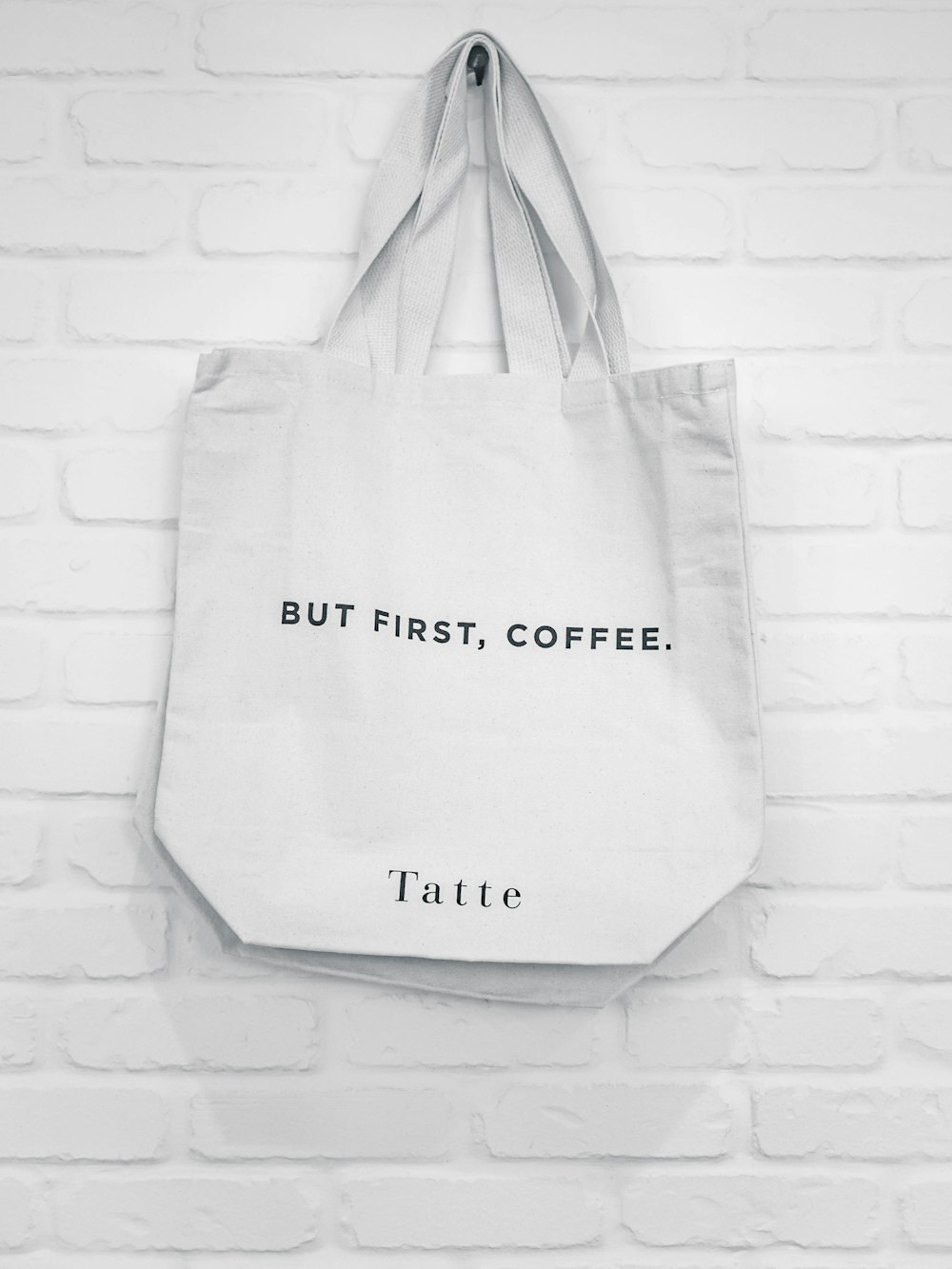 white tote bag