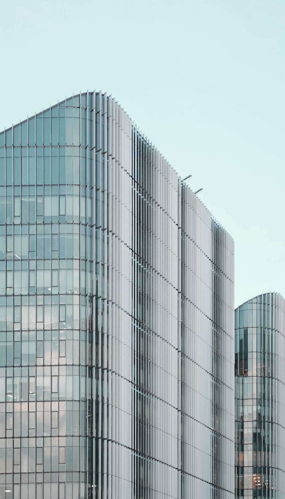curtain glass wall building