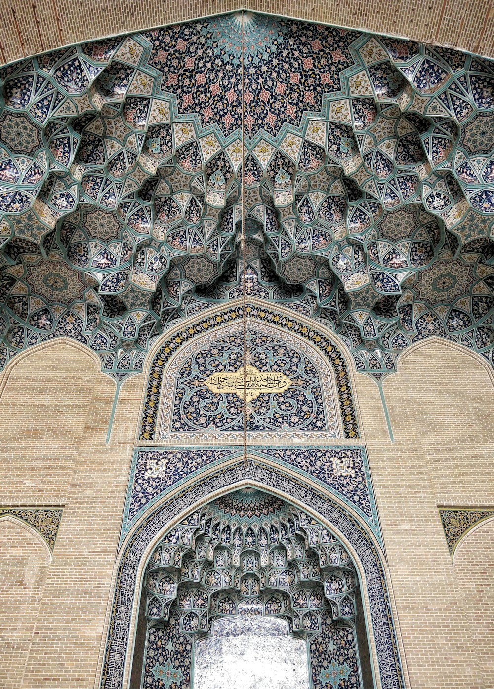 multicolored building ceiling