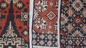 Handcrafted textiles featuring intricate patterns from skilled artisans.