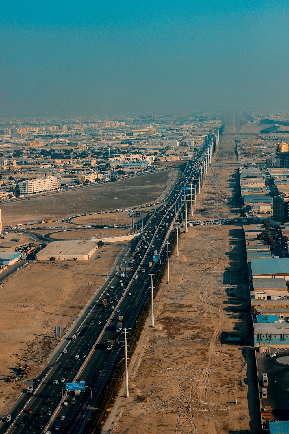 vehicles on road