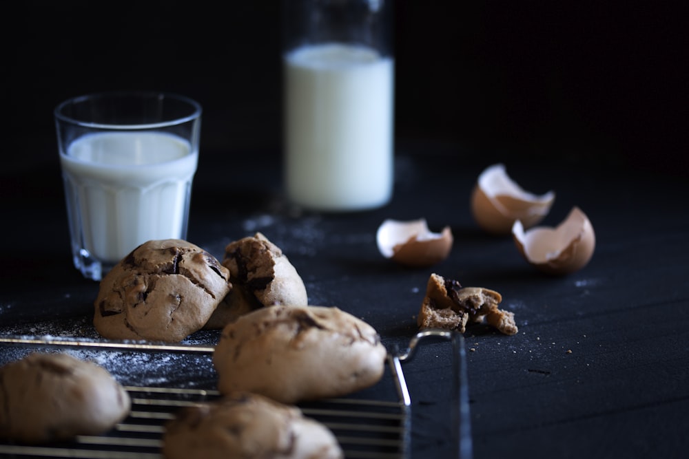cookies and milk cup