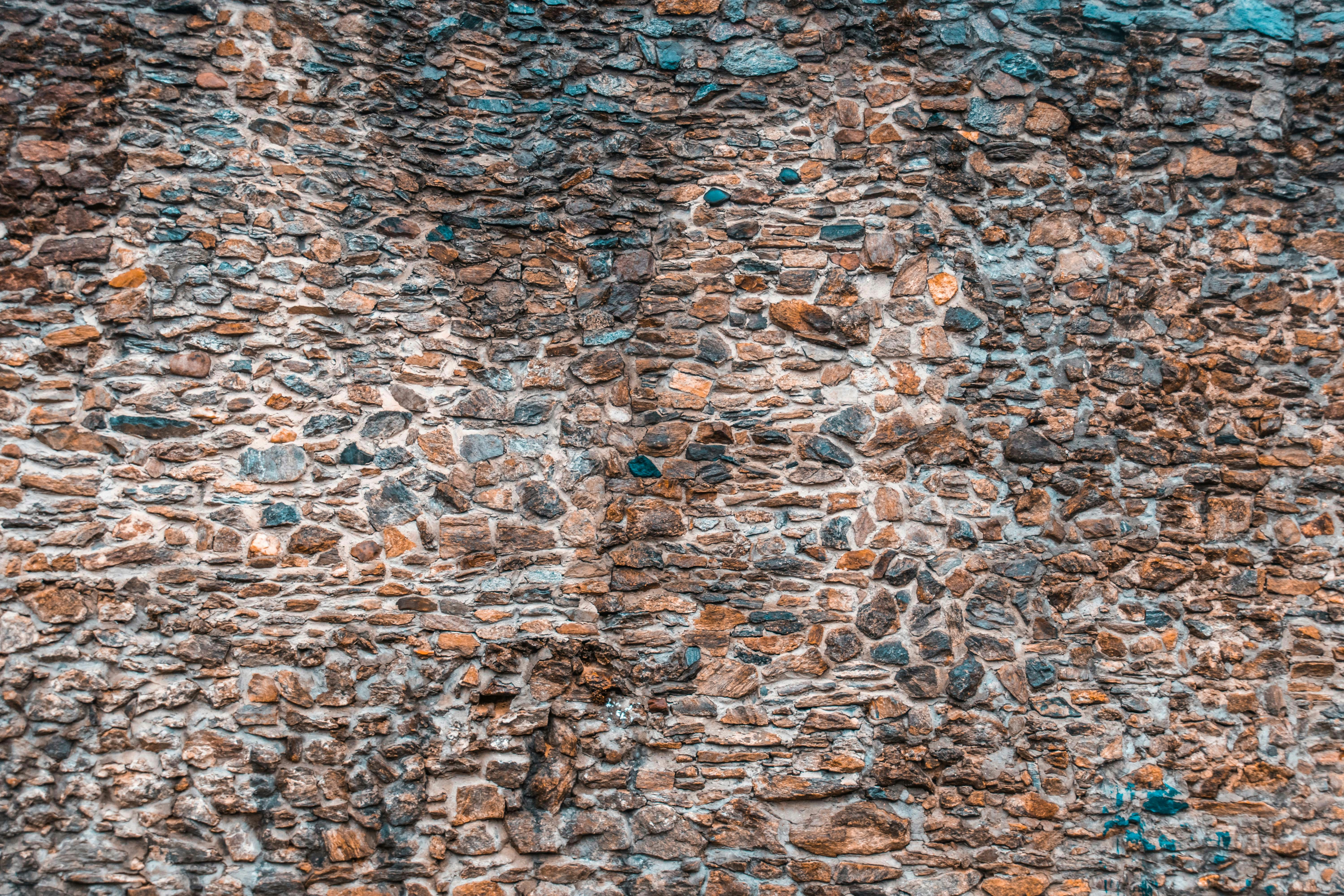 brown stone wall